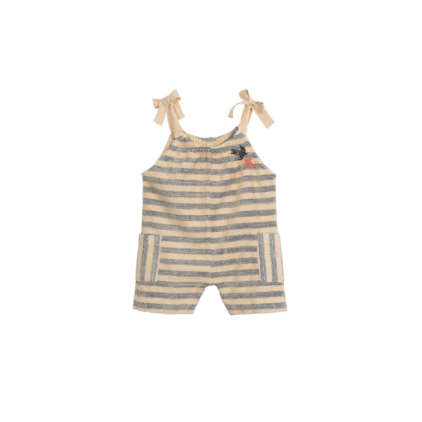 striped swallow jumpsuit